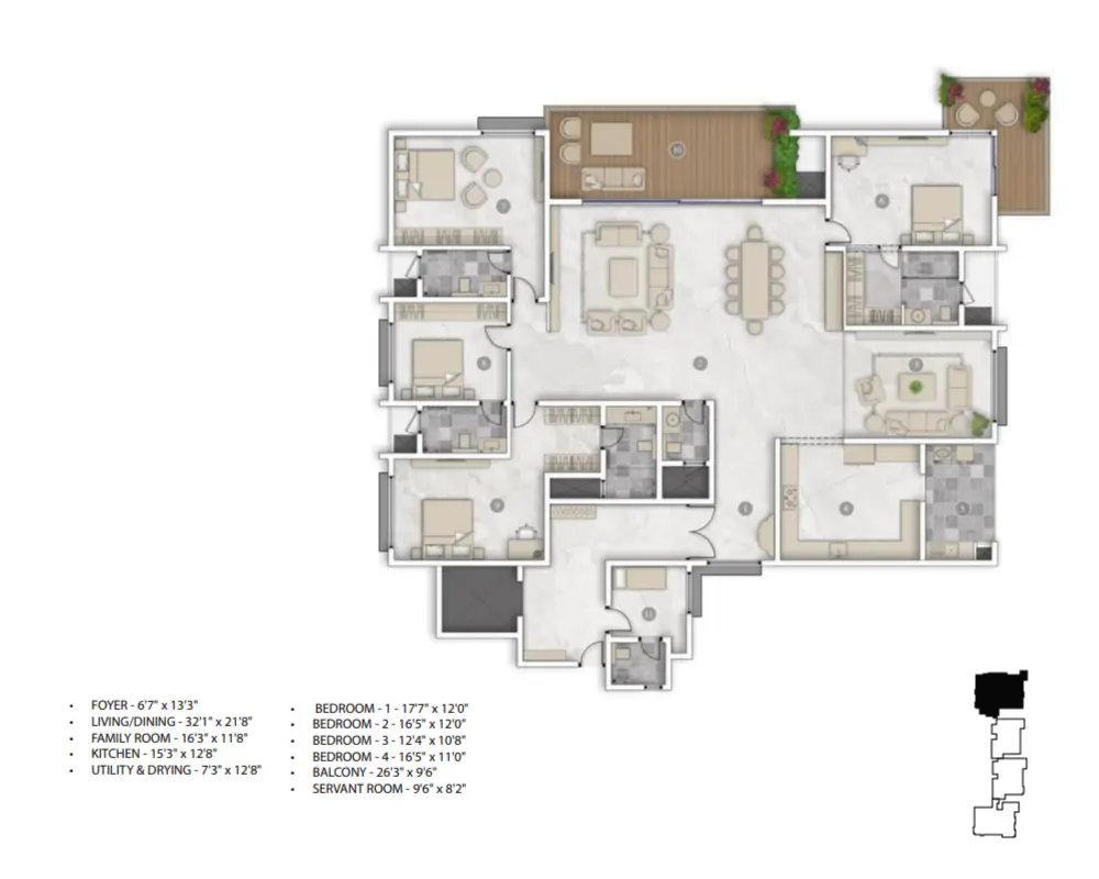 snn raj bilekahalli 4 bhk floor plan